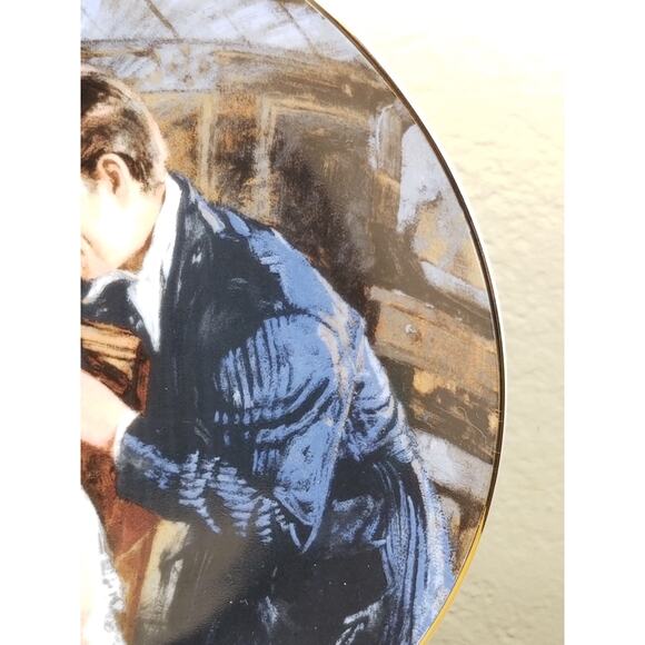 Gone With The Wind Scarlett And Rhett Honeymoon 1990 Plate Wall Decor Fine China - Picture 6 of 13
